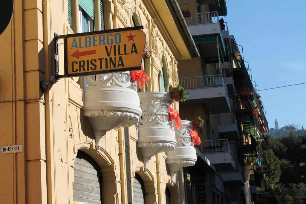 Hotel Villa Cristina Rapallo Bagian luar foto